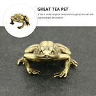 Copper Ornaments Sculpture Miniture Decoration Chinese Wealth Frog
