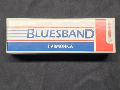 De colección HOHNER Armónica BLUESBAND En Llave C - Con Caja Original e Instrucciones Foto 1 de 4