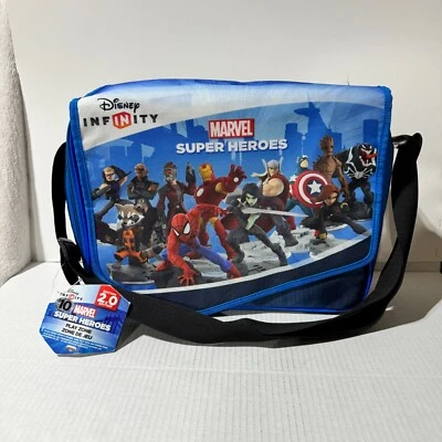 Disney Infinity Marvel Super Heroes Carrying Case Bag Disc Album Holder Set NWT - Image 1 of 4