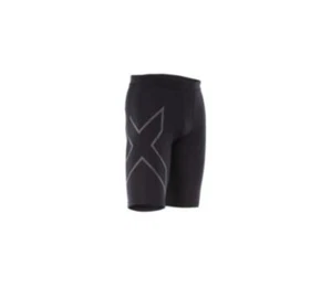 2XU MCS Run Mens Compression Shorts (Black/Nero Reflective) | BRAND NEW - Picture 1 of 4