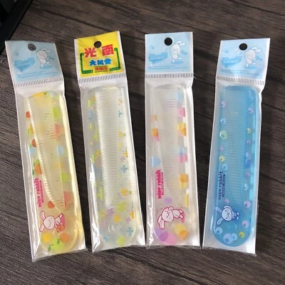 Nuevo Lote De Colección Conejo Kawaii Lindo Viaje Plegable Dientes Finos Peines Cepillo de Pelo Foto 1 de 4