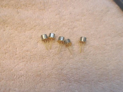 (5) NOS TEXAS INSTRUMENTS 2N3725 NPN TRANSISTOR DE SILICONA A5 ESTUCHE RADIO NTE16005 Foto 1 de 2