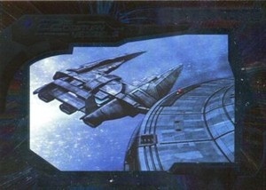 Star Trek Enterprise Season 2 Two 22nd Century Vessels Chase Card V12