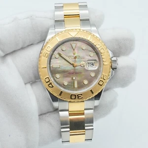 Rolex Yacht Master 40mm 16623 Tahitian MOP Steel/Gold 2009 Box & Paper - Picture 1 of 8