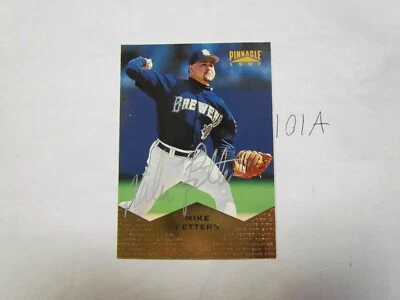 1997 Pinnacle Mike Fetters Autographed Signed Baseball Card  - Image 1 of 2