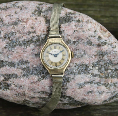 Alte Damen Armbanduhr Vintage Walz - Gold - Double 10 Jahre Garantie defekt - Bild 1 von 3