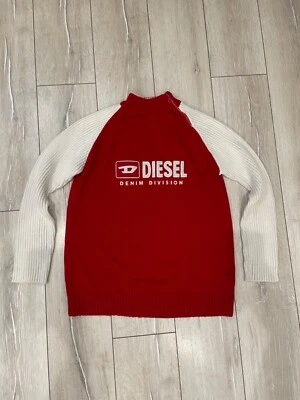 Suéter vintage Diesel Big logo prendas de punto desgastado y2k Foto 1 de 4