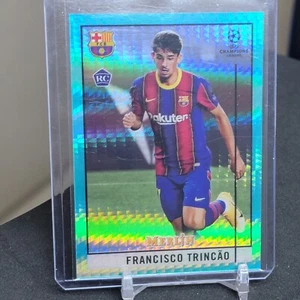 2020-21 Topps Merlin Chrome Champions League Francisco Trincao RC Aqua #62 - Picture 1 of 2