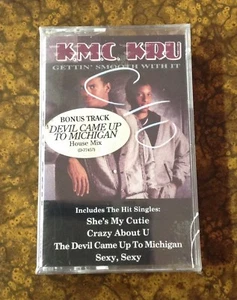 K.M.C. KRU "Gettin' Smooth With It"  CASSETTE TAPE NEW/PROMO STICKER [1990] - Picture 1 of 3