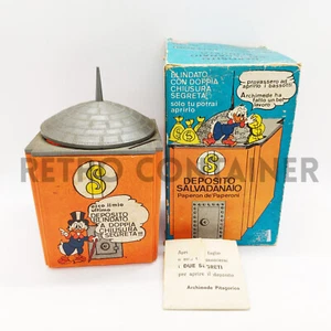 Walt Disney Vintage 70's - Il Salvadanaio di Zio Paperone Ed. Pegaso Scrooge Bin - Picture 1 of 1
