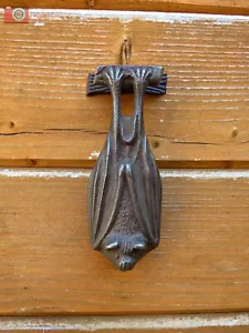BAT THEME CAST METAL DOOR KNOCKER. Antique Vintage Style. Very Different! - Picture 1 of 11