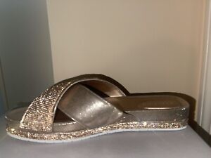 Kenneth Cole Reaction Rose Gold Slippers In Sz 8