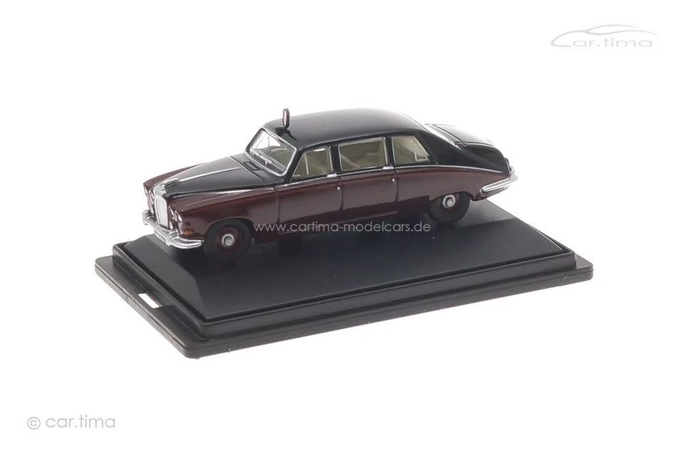 Daimler DS420 Limousine Queen Mum Claret Nera Oxford 1:76 76DS004 - Immagine 1 di 2