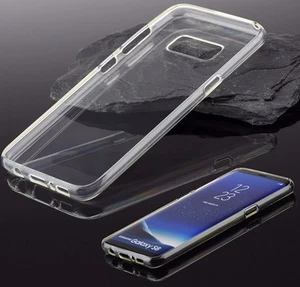 Étui en Silicone pour Samsung Galaxy S8 Portable Housse Transparent - Photo 1/9