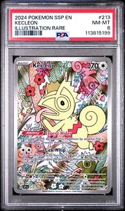 Kecleon 213/191 Sv08: Surging Sparks Holo PSA NEAR MINT-MINT 8 - Picture 1 of 3