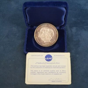 1947-1972 Queen Elizabeth" Silver Wedding" Anniversary Medal 62g - Free Ship USA - Picture 1 of 6