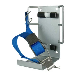 Heavy Duty 2.5-9KG Galvanized Wall Fire Extinguisher Mounting Bracket with Webbi - Picture 1 of 5