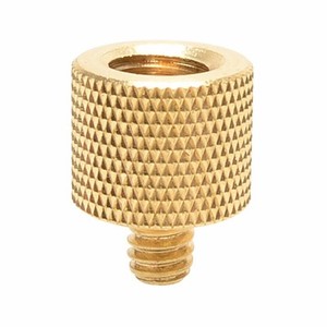 Brass Screw Adapter Spigot 3/8"-16 Female to 1/4"-20 Male Tripod Thread Reducer