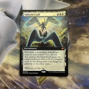 Valkyrie’s Call lámina arte extendido Magic The Gathering single, bases, 0449 M - Imagen 1 de 6