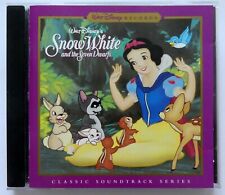 Walt Disney's SNOW WHITE and the Seven Dwarfs CD Classic Soundtrack Series 1997