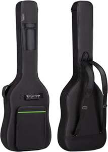 CAHAYA Bass Guitar Bag Gig Bag 0.3inch Padding Black Padded Backpack Soft Electr - Picture 1 of 7