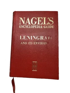 Nagels Leningrad Encyclopedia Guide 1969 USSR Vintage Travel City Hardcover Maps - Picture 1 of 9