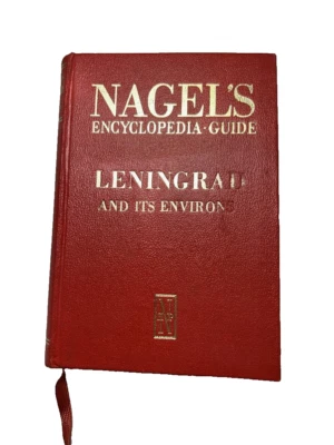Nagels Leningrad Encyclopedia Guide 1969 USSR Vintage Travel City Hardcover Maps - Image 1 of 4