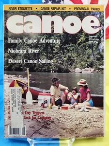 Canoe Magazine August 1987 Family Canoe Adventure FREE SHIPPING!!! - Picture 1 of 3