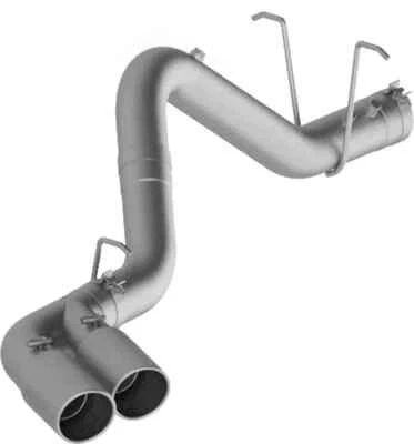 MBRP 4"" DPF-Back AL doble salida lateral con punta SS para GMC Sierra 2500HD 11-19 Foto 1 de 2