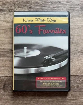 Nancy Pitkin's 60's Favorites (DVD, 2016) Sing Along 14 Classics + Healing Music Foto 1 de 3