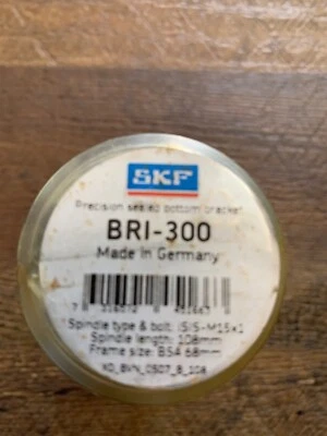 NOS SKF BRI-300 Bottom Bracket  ISIS Spindle 108mm - New! - Image 1 of 4