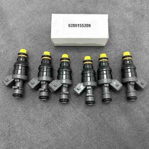 New 6 Fuel Injectors for Mercedes C280 C36 S320 SL320 E320 C220 - Foto 1 di 6