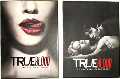 True Blood Complete First and Second Seasons Boxed Sets HBO Original Series  - Image 1 of 3
