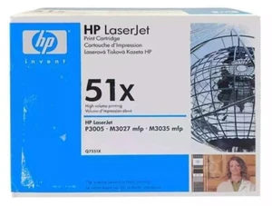 HP Toner Q7551X 51X Black für HP LaserJet M3027 MFP, M3035 MFP, P3005, OVP. - Bild 1 von 2