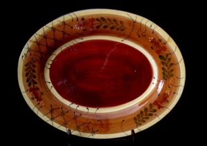 Romance / Nanette Vacher by Ambiance OVAL SERVING PLATTER 18 1/8" - Bild 1 von 3