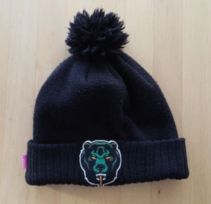 Mishka NYC МИШКА Bommelmütze schwarz Bär universal - Bild 1 von 3