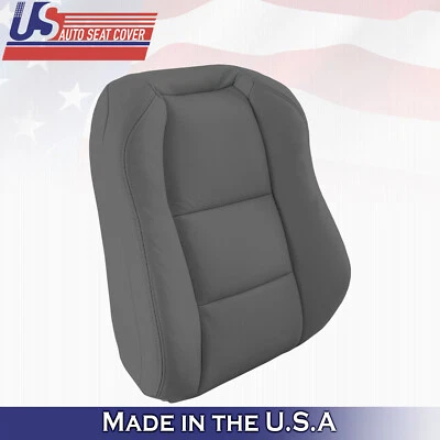 Cubierta de asiento de cuero perforado gris para el lado del pasajero delantero para Acura TL 2004 Foto 1 de 4