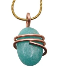 Sky Blue Angel Aragonite Star Crystal Pendant Real Crystals Third Eye Chakra #12 - Picture 1 of 3