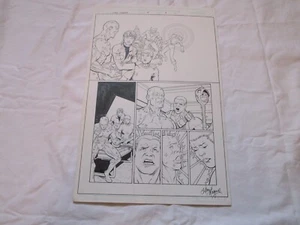 Arte cómico original de Marvel Comics X-Men Forever Kevin Maguire número 5 páginas 9 - Imagen 1 de 12