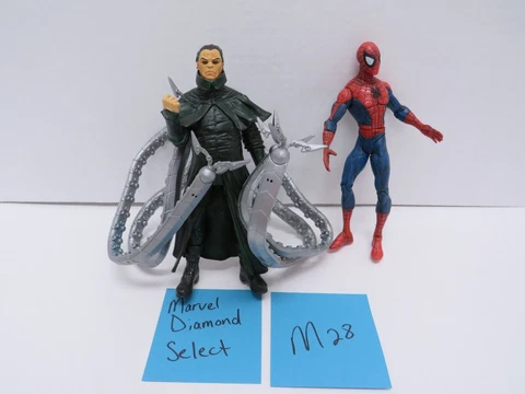 Doctor Octopus vs Spider-Man Diamond Select MARVEL LEGENDS Loose COMPLETE M28 Cover