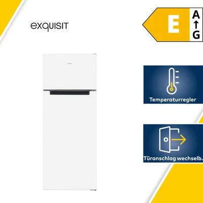 Exquisit KGC270-45-040E EEK: E Stand Kühl-Gefrierkombination, 55cm breit, 206 L, - Bild 1 von 4