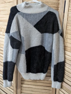 Michelle Nicole suéter de piel sintética mezcla de lana Foto 1 de 3