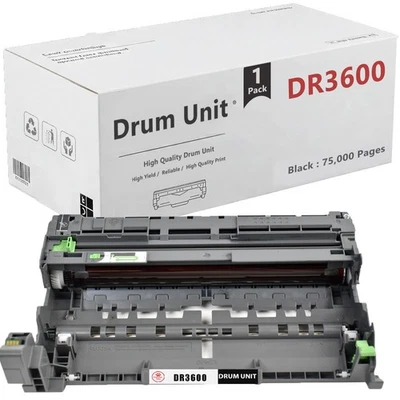 Drum Unit DR3600 Fits For Brother HL-L5210DN L5210DW L5215DN L6410DN L6415DN - Image 1 of 4