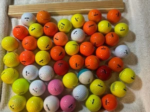 50(4doz +) Nitro colored and white Golf Balls 5A, 4A excellent condition - Picture 1 of 5
