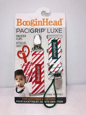 Pacifier Clips 2pk For Soothers and Teethers BooginHead Pacigrip Luxe NEW - Image 1 of 2