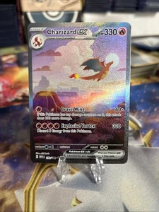 Carta olografica CharizardEX 199/165 Scarlet & Violet 151 ottime condizioni - Foto 1 di 6