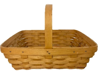 Longaberger Vintage 2005 quadratischer Korb 10" mit Griff - Bild 1 von 4
