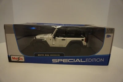 1/18 Maisto Special Edition 2014 Jeep Wrangler White (000107) - Image 1 of 4