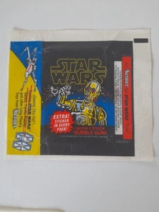 ** Envoltura de cera Star Wars 1977 serie uno excelente estado ** - Imagen 1 de 1