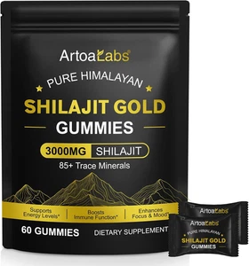 Orsetti Gommosi Shilajit Da 3000 Mg, Orso Gommoso Dell'Himalaya Hilajit Oro Puro - Foto 1 di 11